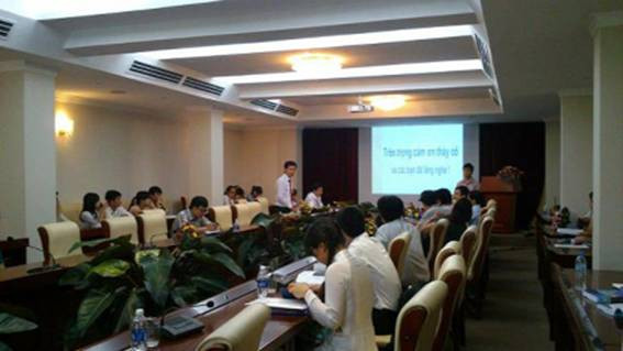 Các sinh viên tài năng trường ĐHSP được nâng cao năng lực NCKH