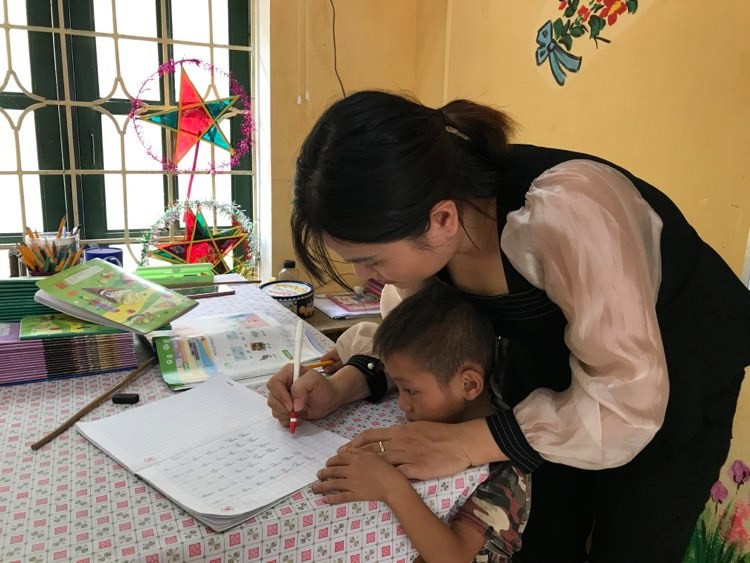 Giáo viên đã thể hiện tinh thần trách nhiệm cao.