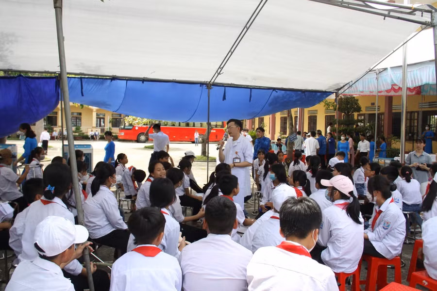 Buổi lễ ra quân "Chiến dịch Thanh niên tình nguyện hè năm 2022" đã thành công, để lại được nhiều ấn tượng tốt đẹp với chính quyền, học sinh và nhân dân địa phương.