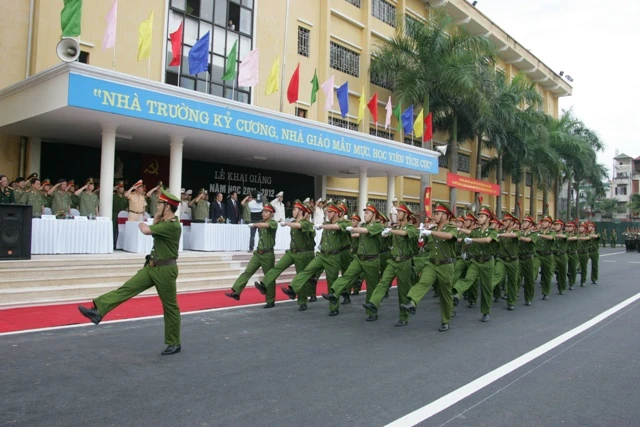 Học viện Cảnh sát nhân dân khai giảng năm học mới