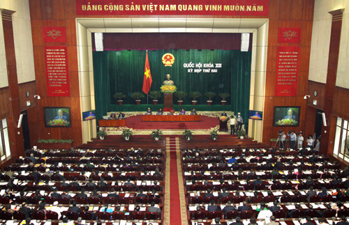 Toàn cảnh phiên khai mạc kỳ họp thứ 2 Quốc hội Khóa XIII Toàn cảnh phiên khai mạc kỳ họp thứ 2