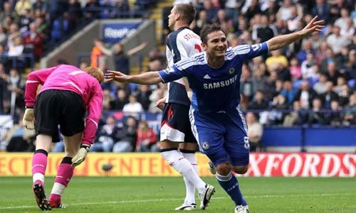 Lampard lập hat-trick, Chelsea hủy diệt Bolton