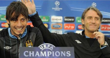 David Silva ca ngợi ảnh hưởng của HLV Roberto Mancini