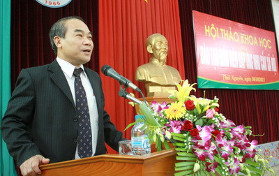 Thứ trưởng Nguyễn Vinh Hiển phát biểu chỉ đạo tại hội thảo. Ảnh, gdtd.vn