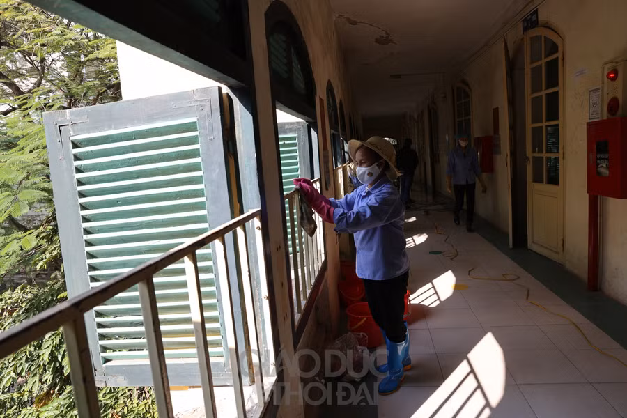 Trường học tại Hà Nội sẵn sàng đón học sinh quay trở lại trường học ảnh 3