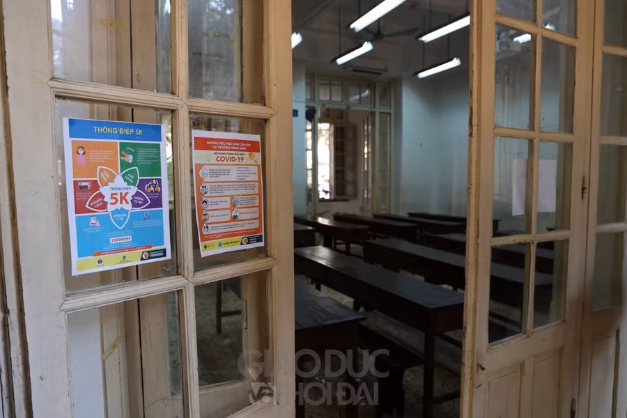 Mọi cơ sở vật chất, phòng học, phòng cấp cứu đã được nhà trường có phương án và triển khai.