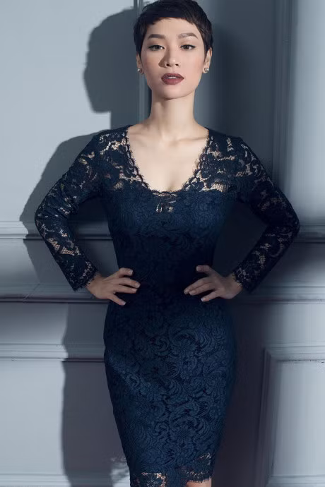 Tra My Idol tao bao khoe duong cong nong bong sau sinh con - Anh 7