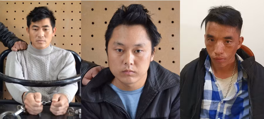 Các đối tượng có liên quan đến vụ án bị cơ quan chức năng bắt giữ.