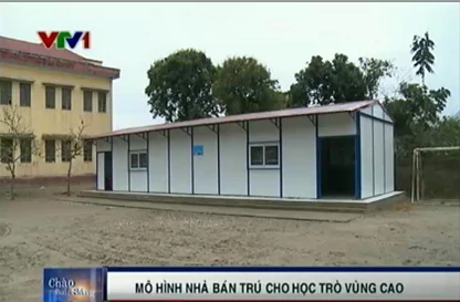 Mô hình nhà bán trú cho học sinh vùng cao