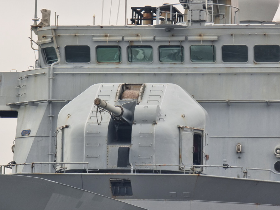 Pháo hạm 100mm là vũ khí mạnh nhất trên tàu Prairial. Trước đây, tàu cũng có bệ phóng tên lửa chống hạm nhưng hiện nay đã bị gỡ bỏ.