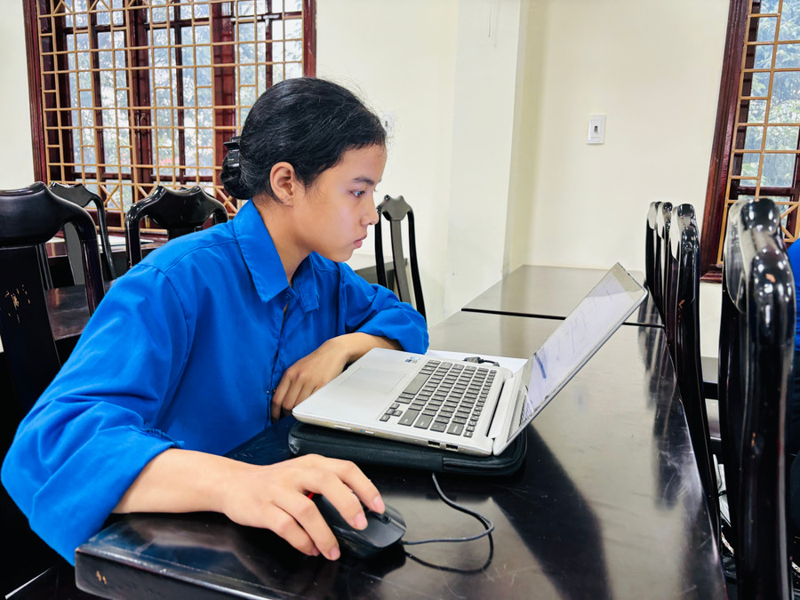 Đoàn viên tại các trường THPT tham gia cuộc thi.