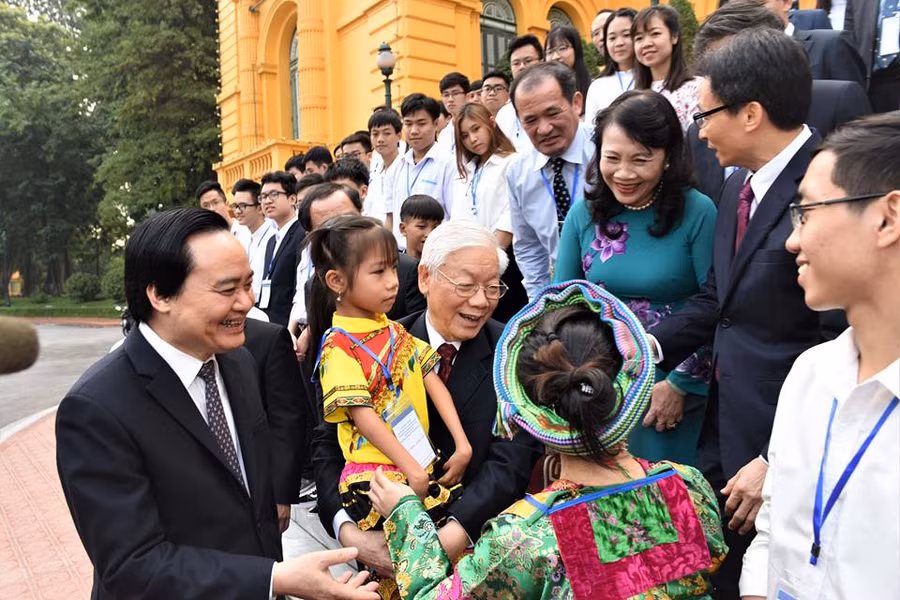 Chưa bao giờ chúng ta có được sự nghiệp giáo dục như ngày hôm nay
