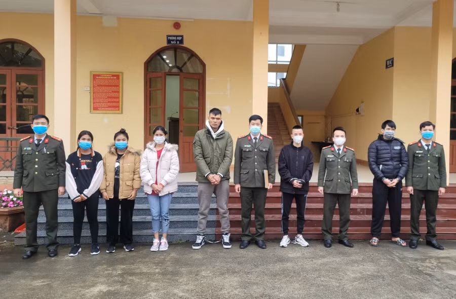 Các đối tượng có liên quan đến vụ việc bị cơ quan chức năng bắt giữ.