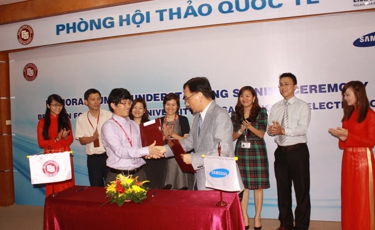 Đại học Ngoại thương và Samsung Vina hợp tác đào tạo