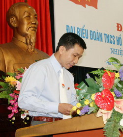 Bí thư Đoàn Bộ GD&ĐT Vũ Thanh Bình đọc diễn văn khai mạc Đại hội Bí thư Đoàn Bộ GD&ĐT Vũ Thanh Bình đọc diễn văn khai mạc Đại hội