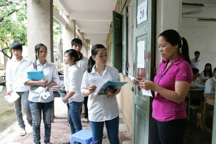 Có nhiều thay đổi trong nhận thức của thí sinh ảnh 2 Gọi thí sinh vào phòng thi