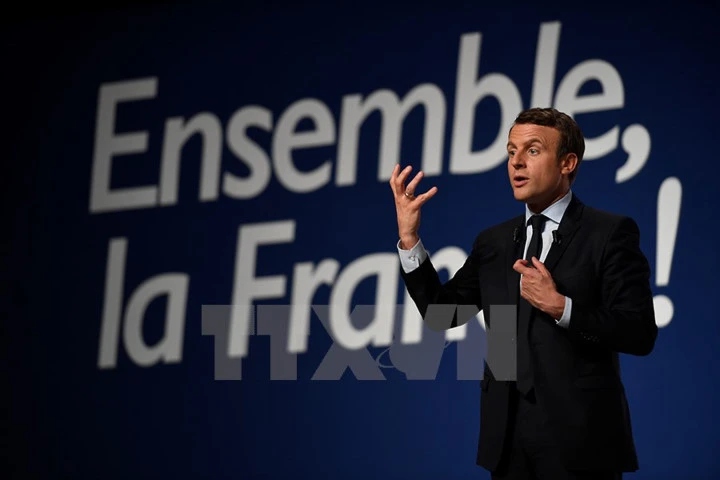 Ứng cử viên độc lập Emmanuel Macron. (Nguồn: AFP/TTXVN)