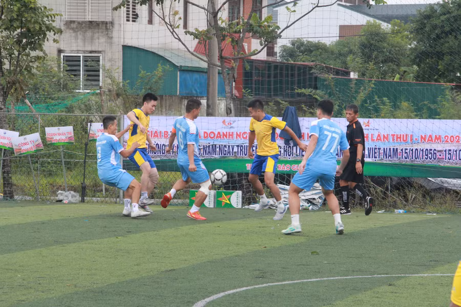 Màn tranh tài nghẹt thở tại Giải bóng đá Doanh nghiệp, doanh nhân Hà Tĩnh 