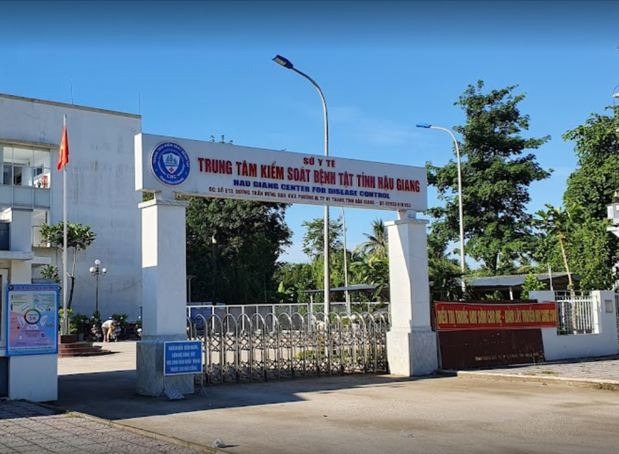 Trung tâm kiểm soát bệnh tật tỉnh Hậu Giang.