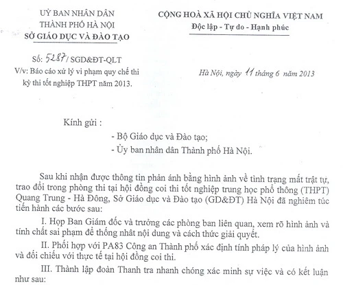 Hà Nội dự kiến hình thức kỷ luật cán bộ vi phạm quy chế