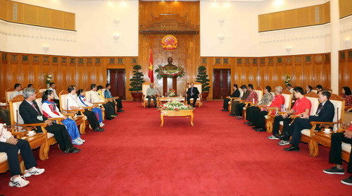 Toàn cảnh buổi tiếp