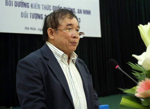 Thứ trưởng Bộ GD&ĐT Bùi Văn Ga phát biểu 