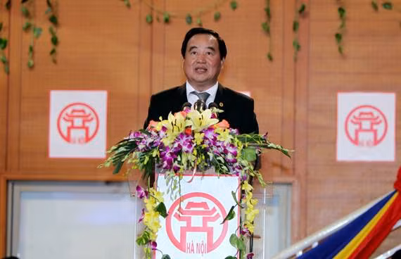 Thứ trưởng Bộ GD&ĐT Trần Quang Quý - Trưởng BTC - phát biểu tại Đại hội 123