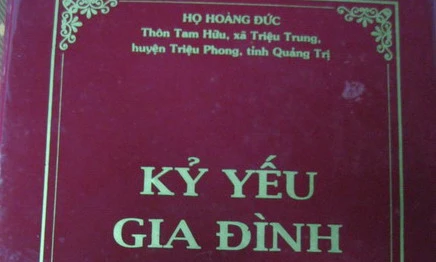 Gìn giữ gia phong trong &quot;kỷ yếu gia đình&quot;