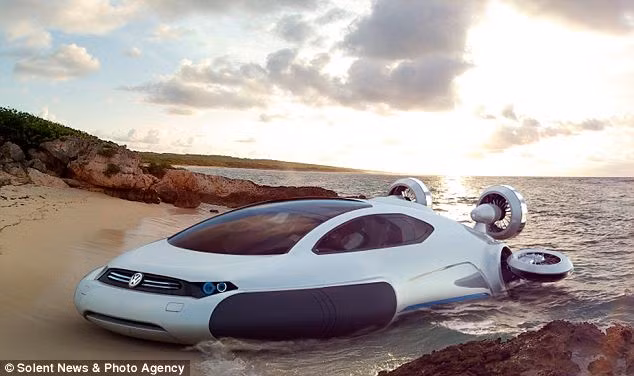 The incredible new concept car can travel on road, sand, ice and even water Read more: http://www.dailymail.co.uk/sciencetech/article-2002726/Meet-car-future-drives-roads-sand-ice--water.html#ixzz1P7kbd61X
