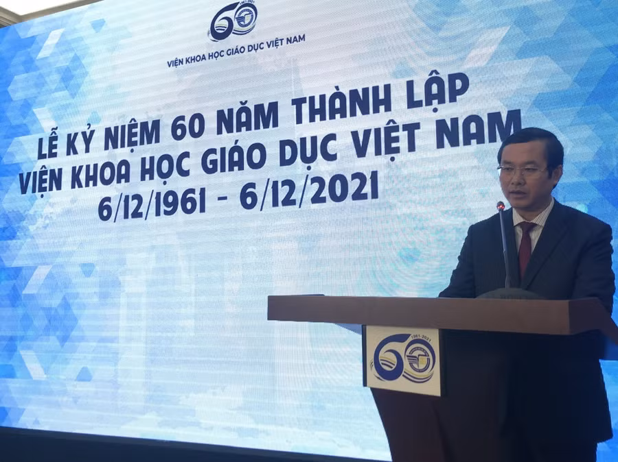 Thứ trưởng Nguyễn Văn Phúc phát biểu tại lễ kỷ niệm