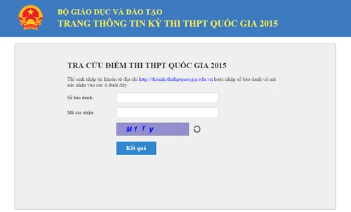 Bộ GD&ĐT lưu ý báo chí có kết nối tra cứu điểm thi THPT quốc gia