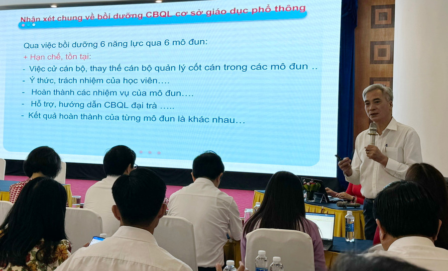 PGS.TS Trần Hữu Hoan - Phó Giám đốc Học viện Quản lý giáo dục.