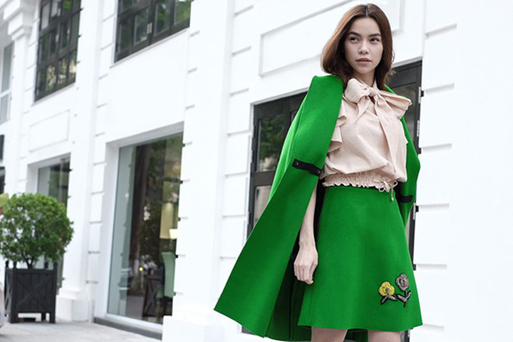 Ngắm trang phục mùa đông đẹp mê hồn của Hồ Ngọc Hà