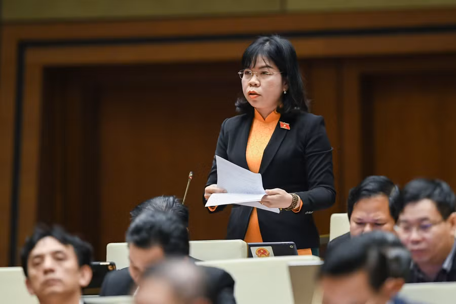 Đại biểu Nguyễn Thị Ngọc Xuân - Đoàn ĐBQH tỉnh Bình Dương.