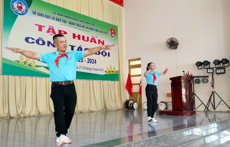 Đợt tập huấn công tác Đội năm học 2023-2024 kéo dài từ ngày 27 đến 29/10.