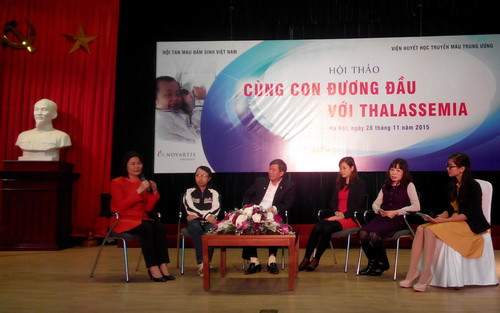Hội thảo cũng đã tổ chức tọa đàm về bệnh Thalassemia