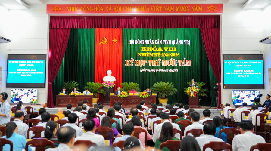 Kỳ họp thứ 18 HĐND tỉnh Quảng Trị. (Ảnh: Trần Tuyền). Kỳ họp thứ 18 HĐND tỉnh Quảng Trị. (Ảnh: Trần Tuyền).