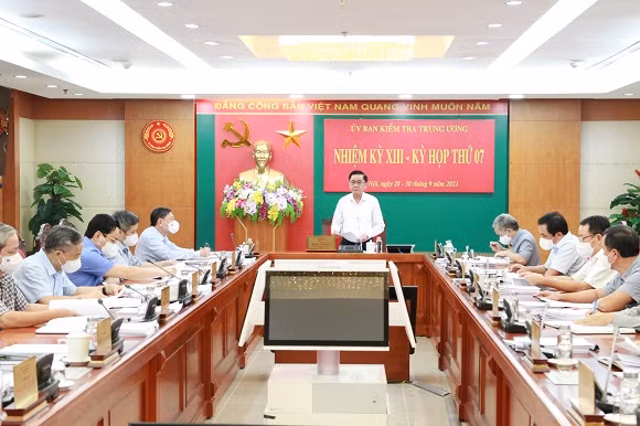 Toàn cảnh Kỳ họp thứ 7 Ủy ban kiểm tra Trung ương.