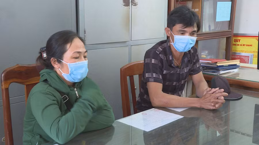 Đối tượng Lê Thị Kim Nhung và Đặng Ngọc Trường.