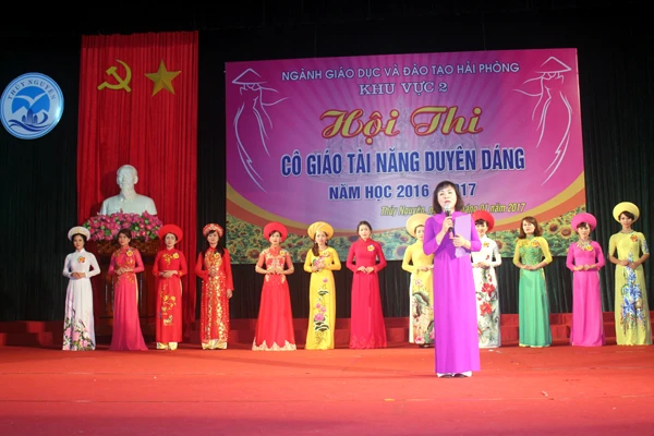 Hội thi Cô giáo tài năng duyên dáng khu vực 2 Hải Phòng