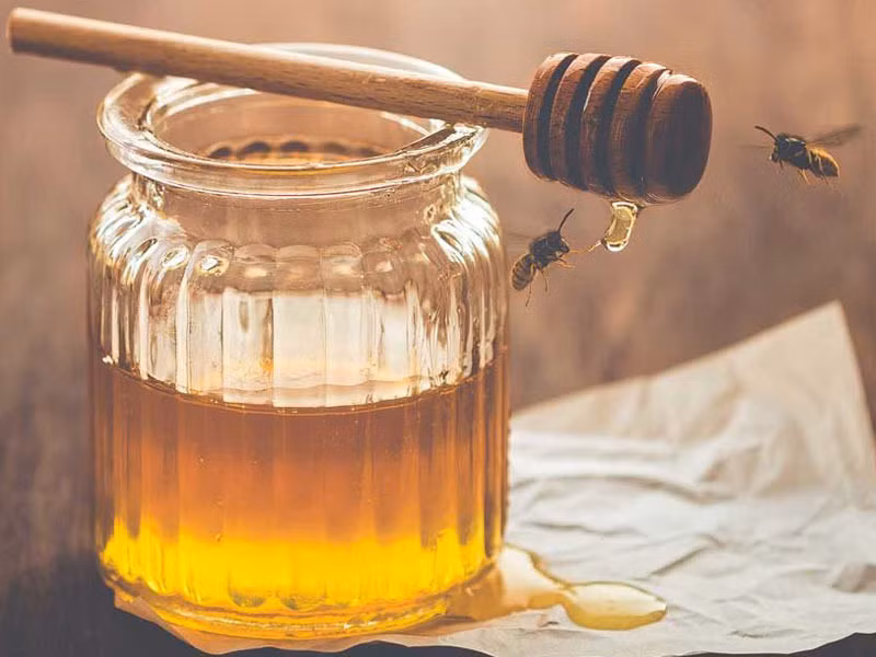 Ngậm mật ong cũng giúp giảm tình trạng ngứa họng hiệu quả