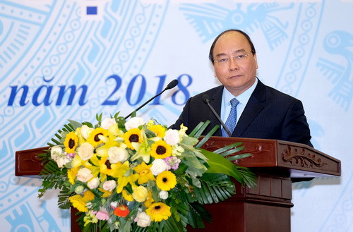 Thủ tướng phát biểu tại Hội nghị - Ảnh: VGP Thủ tướng phát biểu tại Hội nghị - Ảnh: VGP
