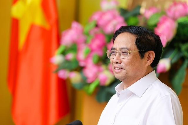 Thủ tướng Phạm Minh Chính nhấn mạnh 9 nhiệm vụ, giải pháp phát triển thị trường lao động. Ảnh: VGP