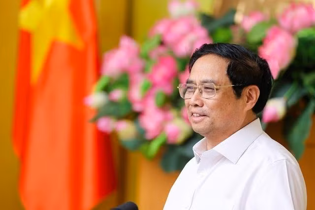 Thủ tướng Phạm Minh Chính nhấn mạnh 9 nhiệm vụ, giải pháp phát triển thị trường lao động. Ảnh: VGP