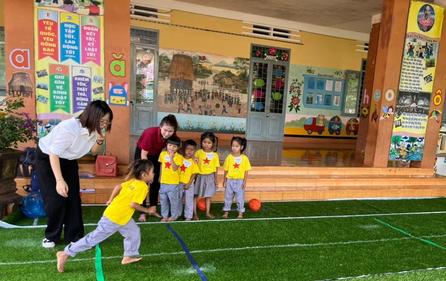 Trẻ tham gia thử nghiệm được Bộ GD&amp;ĐT lựa chọn ngẫu nhiên dựa trên danh sách hiện có của trẻ 5 tuổi đang học ở các trường.