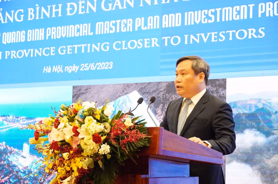 Ông Vũ Đại Thắng, Bí thư Tỉnh ủy Quảng Bình khẳng định, sẽ tạo môi trường đầu tư thân thiện, minh bạch cho các doanh nghiệp khi đầu tư vào Quảng Bình.