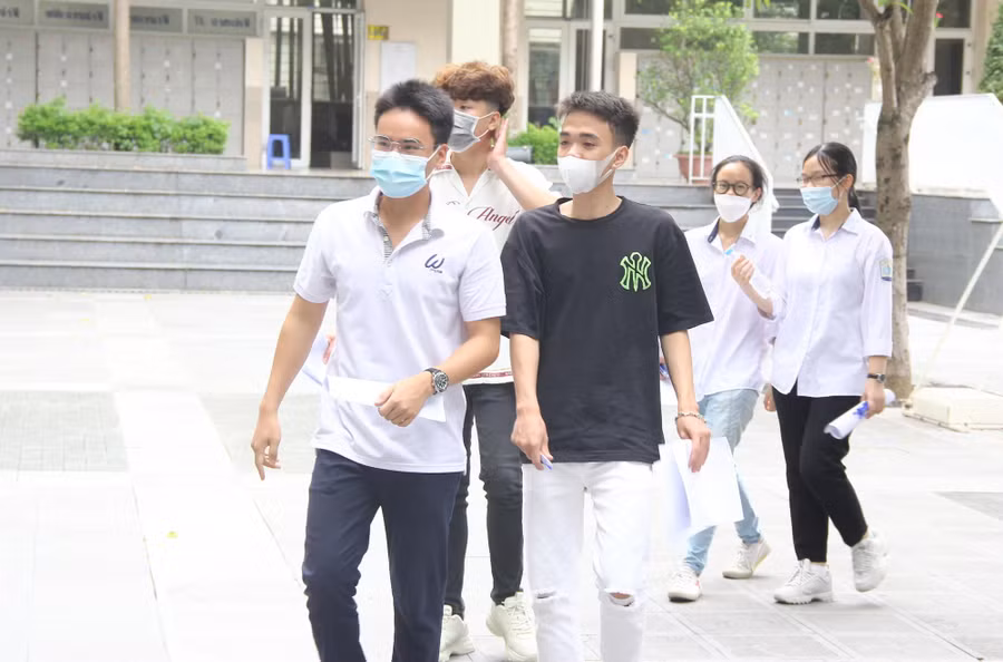 Thí sinh tham dự Kỳ thi tốt nghiệp THPT 2022.