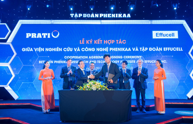 Ký kết hợp tác nghiên cứu với Tập đoàn Effucell Ký kết hợp tác nghiên cứu với Tập đoàn Effucell