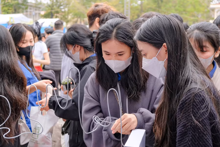 Không gian trải nghiệm cho học sinh.