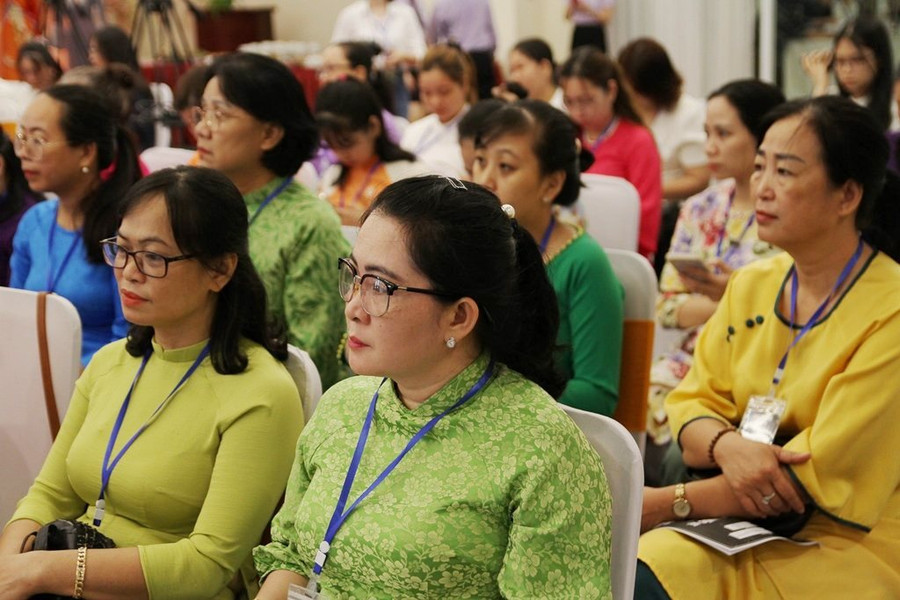 Vai trò của phụ nữ được đề cao tại Hội thảo quốc tế.